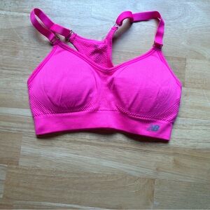 New Balance Vibrant Pink Sports Bra
